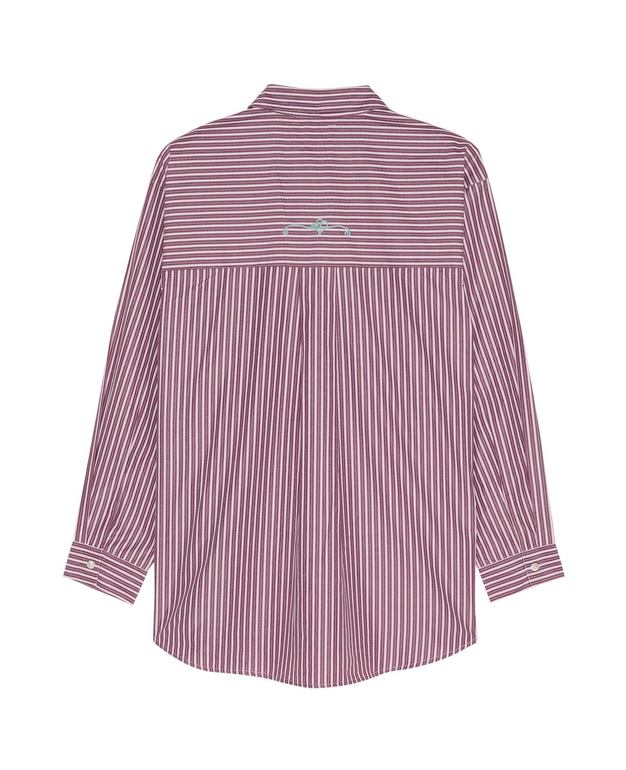 Pil skjorte – Purple Stripes